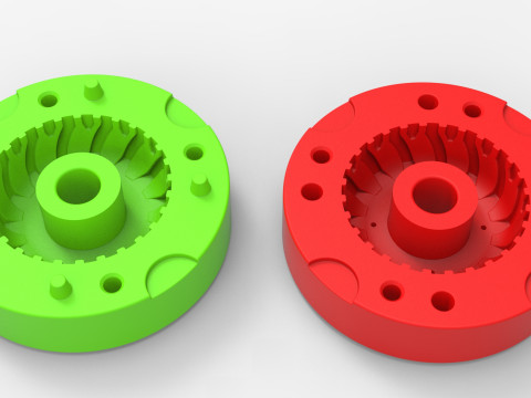 Mold for Tractor tire 45 Scale 3D Принт Модель