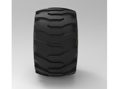 Mold for Tractor tire 45 Scale 3D Принт Модель