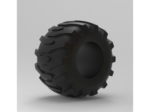 Mold for Tractor tire 45 Scale 3D Принт Модель