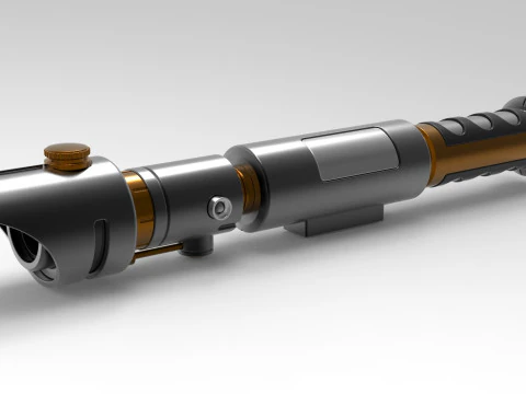 Ven Zallow lightsaber 3D Print Model