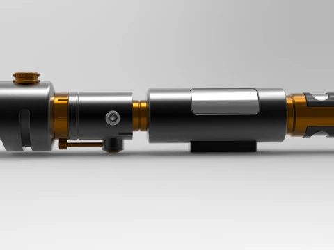 Ven Zallow lightsaber 3D Print Model
