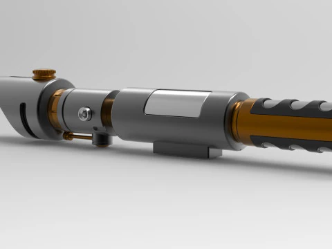Ven Zallow lightsaber 3D Print Model