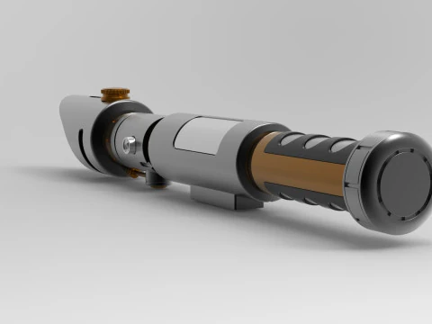 Ven Zallow lightsaber 3D Print Model