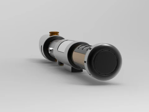 Ven Zallow lightsaber 3D Print Model