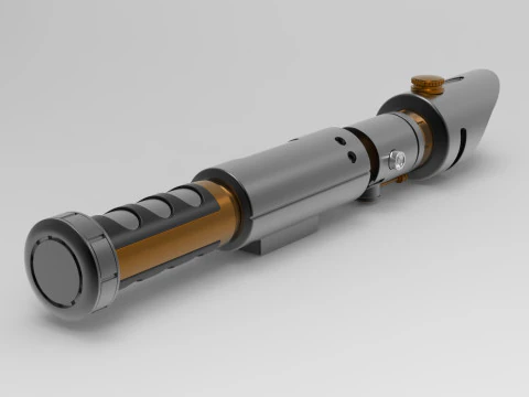 Ven Zallow lightsaber 3D Print Model