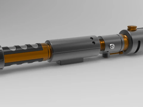 Ven Zallow lightsaber 3D Print Model