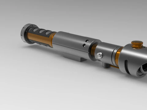 Ven Zallow lightsaber 3D Print Model