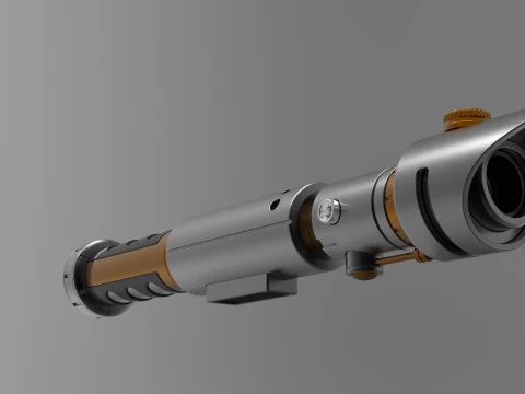 Ven Zallow lightsaber 3D Print Model