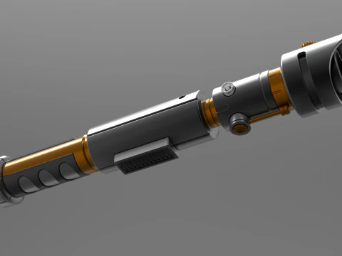 Ven Zallow lightsaber 3D Print Model