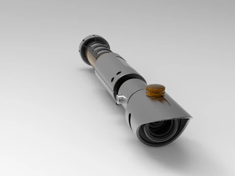 Ven Zallow lightsaber 3D Print Model
