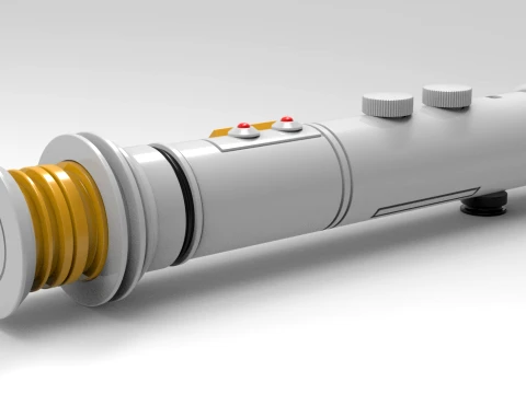 Lightsaber Shaak Ti 3D Print Model