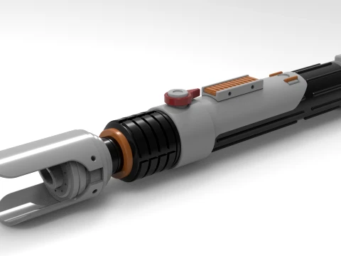 Lightsaber Sabine Wren 3D Print Model