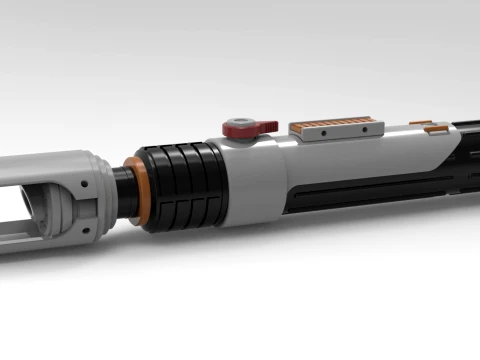 Lightsaber Sabine Wren 3D Print Model