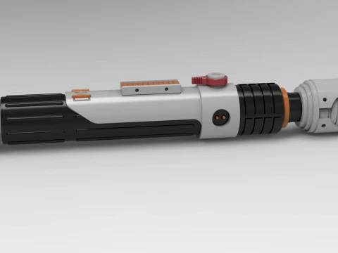 Lightsaber Sabine Wren 3D Print Model