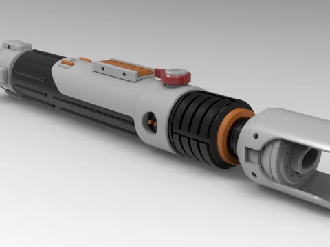 Lightsaber Sabine Wren 3D Print Model