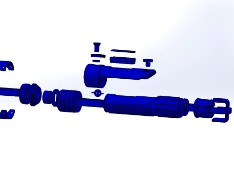 Lightsaber Sabine Wren 3D Print Model