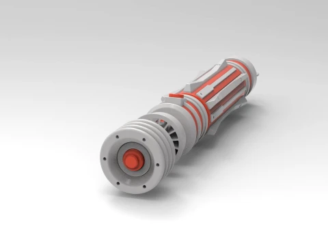 Lightsaber Leia Organa Solo The Rise of Skywalker 3D Print Model