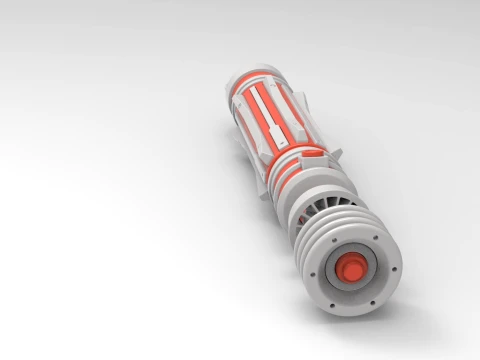 Lightsaber Leia Organa Solo The Rise of Skywalker 3D Print Model