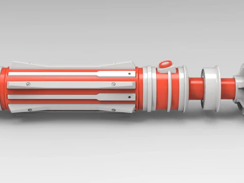 Lightsaber Leia Organa Solo The Rise of Skywalker 3D Print Model