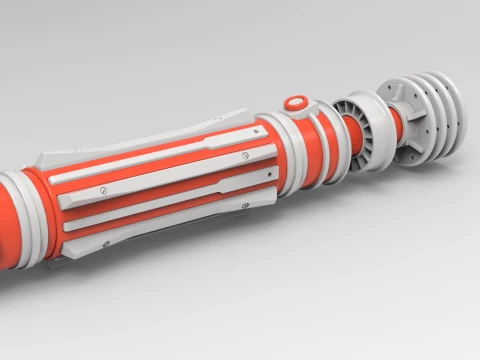 Lightsaber Leia Organa Solo The Rise of Skywalker 3D Print Model