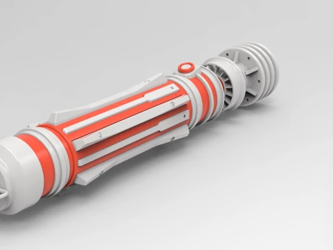 Lightsaber Leia Organa Solo The Rise of Skywalker 3D Print Model