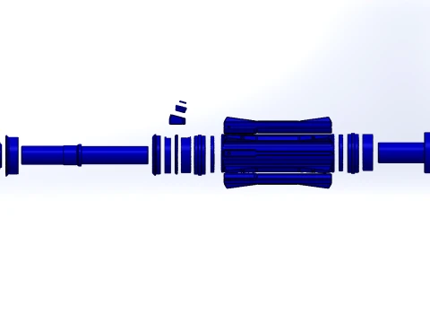 Lightsaber Leia Organa Solo The Rise of Skywalker 3D Print Model