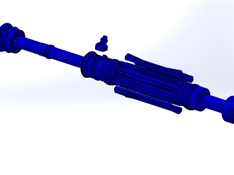 Lightsaber Leia Organa Solo The Rise of Skywalker 3D Print Model