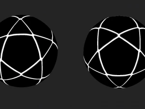 Star Shape Soccer 3D Model
