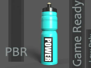 Botol air Model 3D