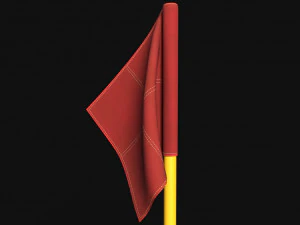 Corner Flag 3D Model