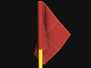 Corner Flag 3D Model