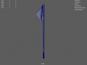 Corner Flag 3D Model