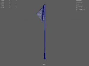 Corner Flag 3D Model