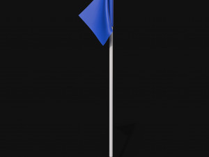 Corner Flag Model 3D