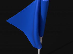Corner Flag Model 3D