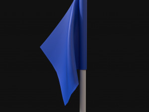 Corner Flag Model 3D
