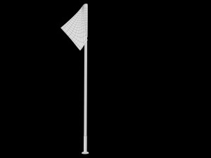 Corner Flag Model 3D