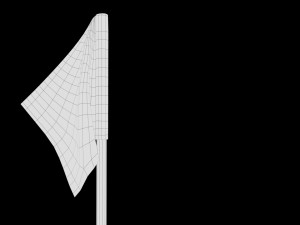 Corner Flag Model 3D