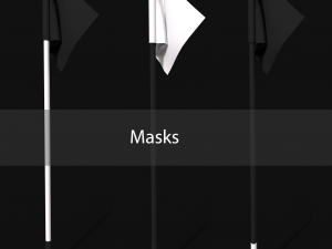 Corner Flag Model 3D