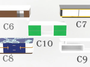 Stoliki kawowe Model 3D