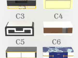 Coffee tables Modelo 3D