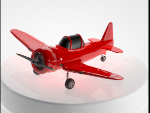north american t-6 texan 3D 모델