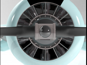 north american t-6 texan Model 3D