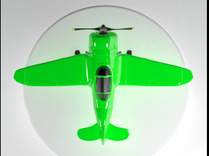 north american t-6 texan Model 3D