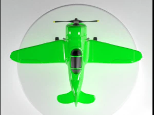 north american t-6 texan 3D Model