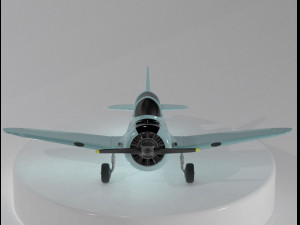 north american t-6 texan Model 3D