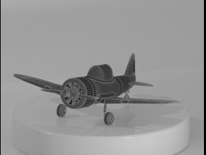 north american t-6 texan Model 3D