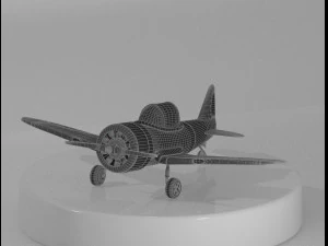 north american t-6 texan 3D Model
