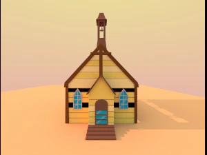 wild west city 3D Model