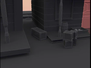 wild west city 3D Model